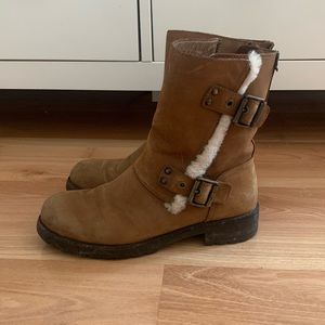 Worn UGG boots